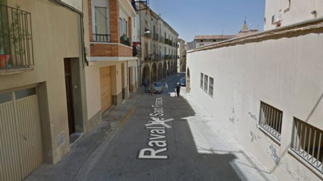 Imatge del carrer del Raval de Sant Francesc (Agramunt)