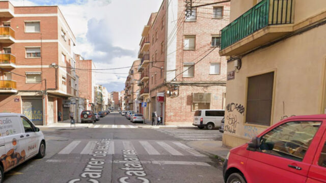 Imatge del carrer de les Corts Catalanes (Lleida)