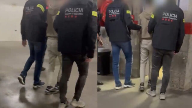 Imatges de la detenció del menor a Bellmunt d'Urgell (Mossos d'Esquadra)